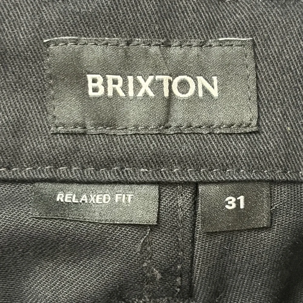 Brixton Relaxed Fit Carpenter Pants Mens 31 Black Straight Leg Workwear Utility